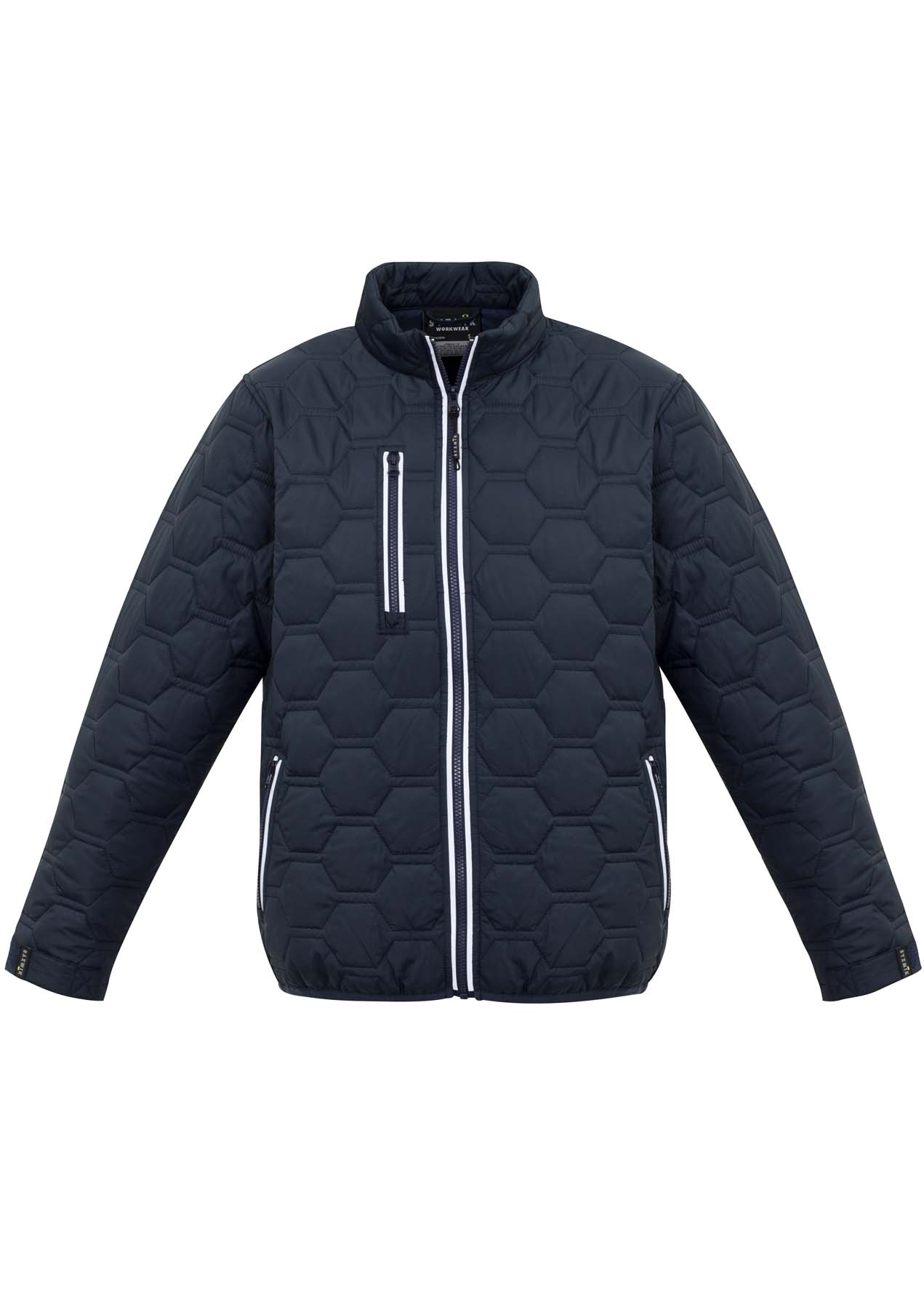 Syzmik Unisex Hexagonal Work Puffer Jacket ZJ420 (Navy)