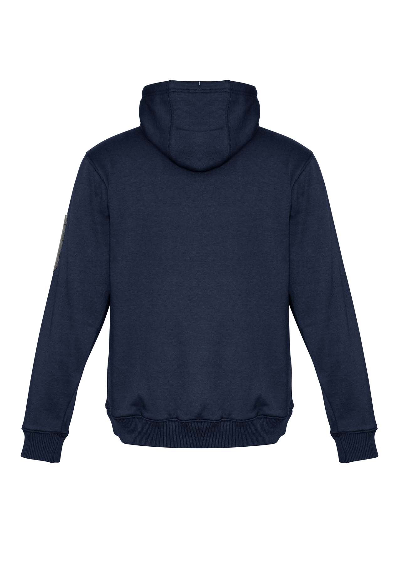 Syzmik Unisex Multi Pocket Work Hoodie ZT467 (320 gsm Cotton / Polyester) (Navy/Charcoal)