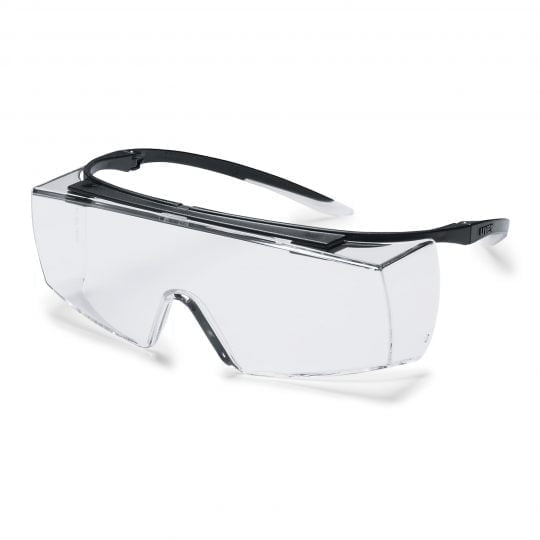 uvex Super F OTG Over Glasses Safety Glasses 9169-945 (OTG / Cover Specs) (Clear Lenses)