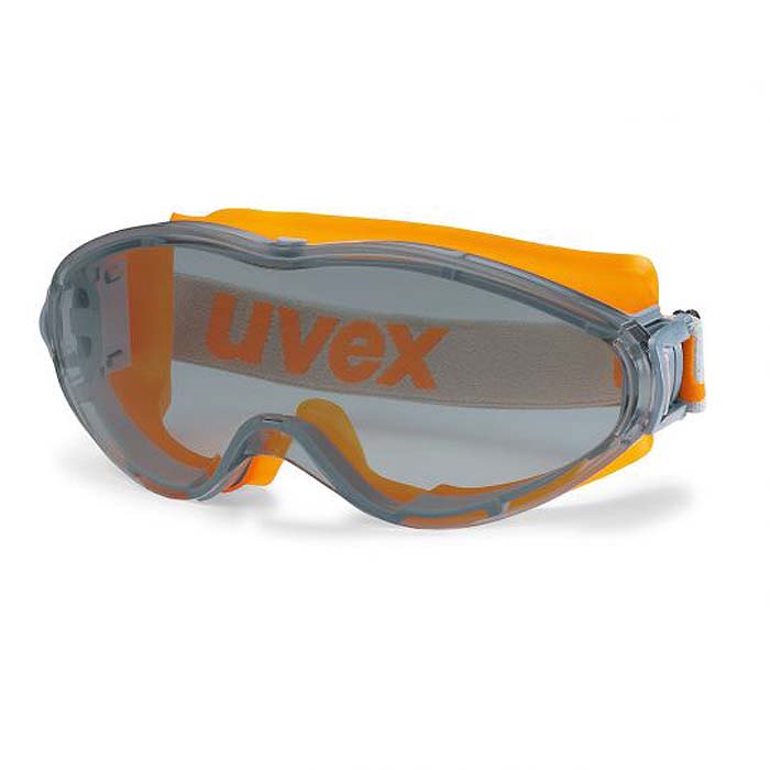 Bundle uvex Ultrasonic Prescription Safety Goggles 9302-346RX (Grey Lens) (Anti-Scratch & Anti-Fog Coating) (Vented)