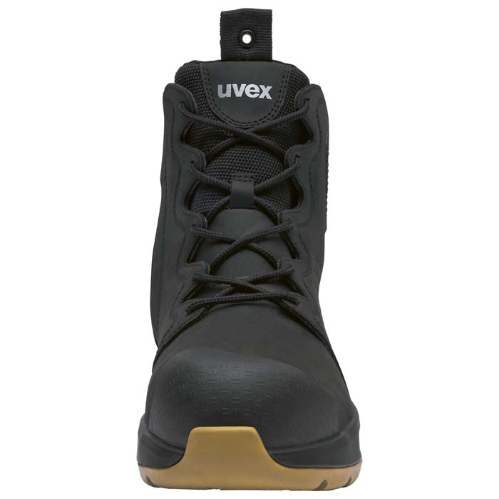 uvex 3 x-flow Side Zip Work Boots 65428 65420 (Black & Tan)