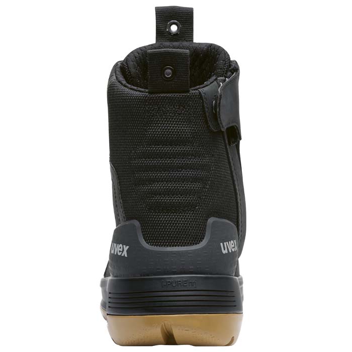 uvex 3 x-flow Side Zip Work Boots 65428 65420 (Black & Tan)