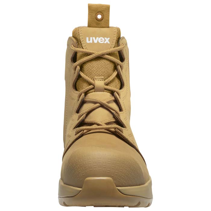 uvex 3 x-flow Side Zip Work Boots 65458 65450 (Tan)