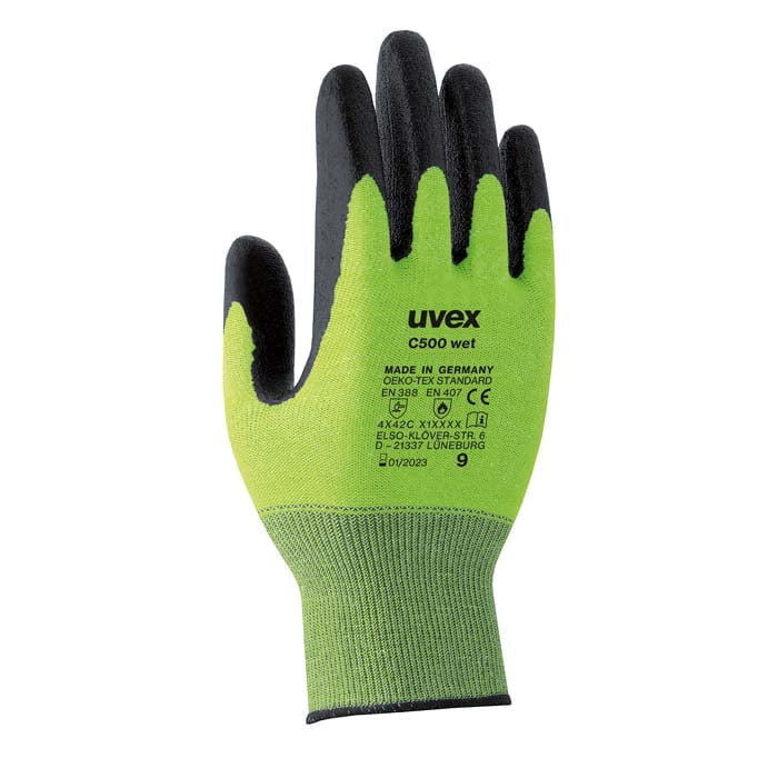uvex C500 Wet HX60492 Safety Gloves (Cut Level C) (Min Qty 10)