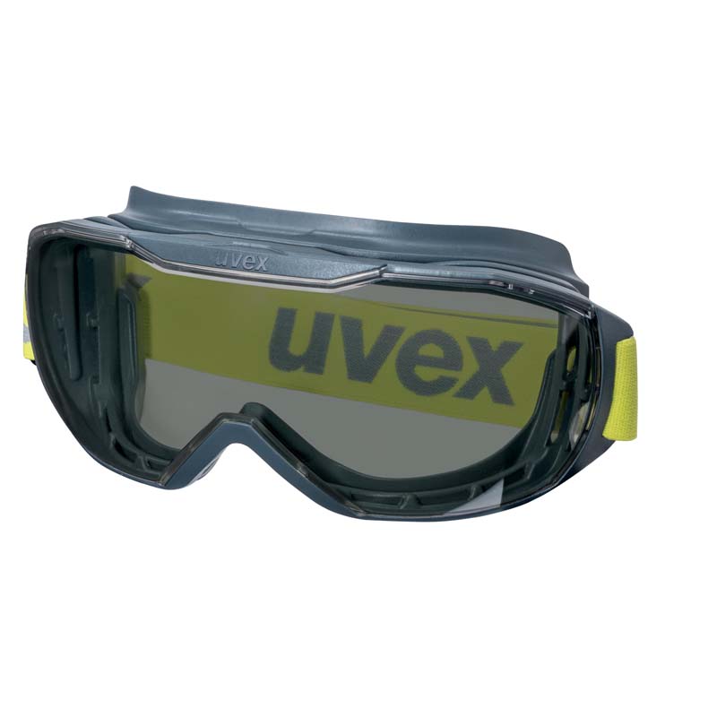 uvex Megasonic Safety Goggles 9320-282 (Grey Lens) (Anti-Scratch & Anti-Fog Coating) (Min Qty 5)