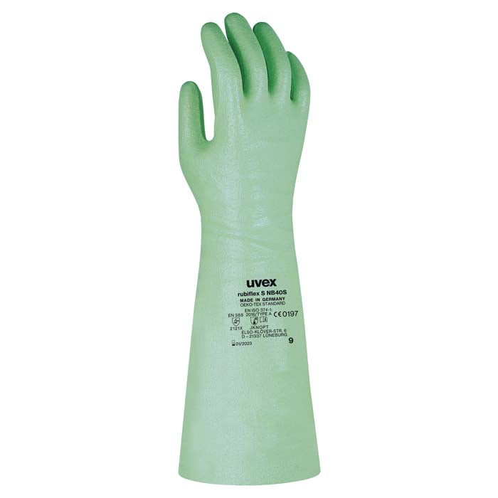 uvex Rubiflex S NB40S Chemical Resistant Gloves (Min Qty 10)