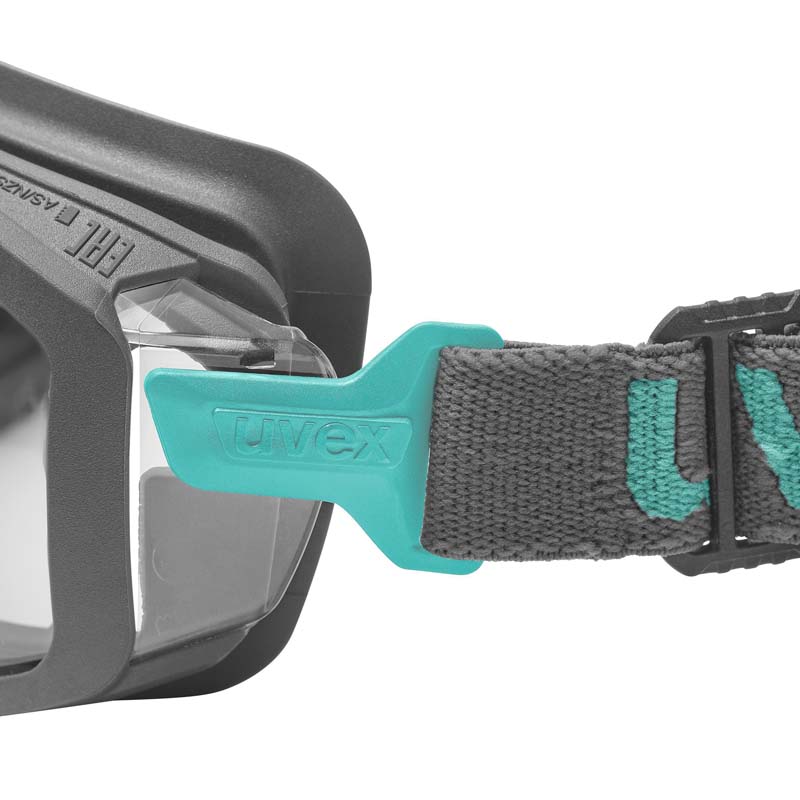 uvex i-Guard Plus Planet Sustainable Safety Goggles 9143-293 (Clear Lenses) (Anti-Scratch & Anti-Fog Coating) (Min Qty 8)