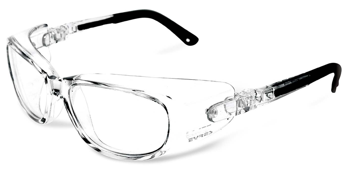 Bundle Eyres Clearview 320-CL-DL (Prescription Safety Glasses Frame &amp; Lenses Package)