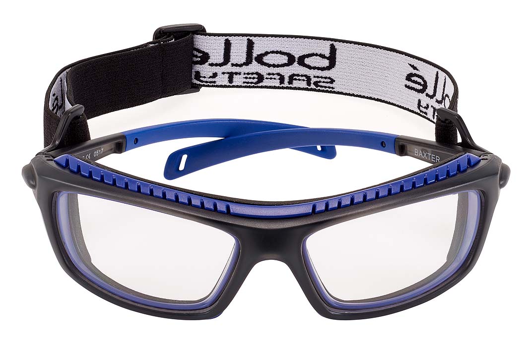 Bolle Baxter RX BAXN (Positive Seal) (Prescription Safety Glasses Frame &amp; Lenses Package)