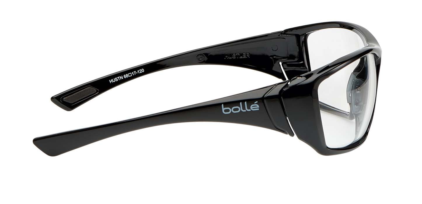 Bolle Hustler Seal Safety Glasses with Foam Gasket 1662601 (Positive Seal) (Clear Lenses) (Min Qty 10)