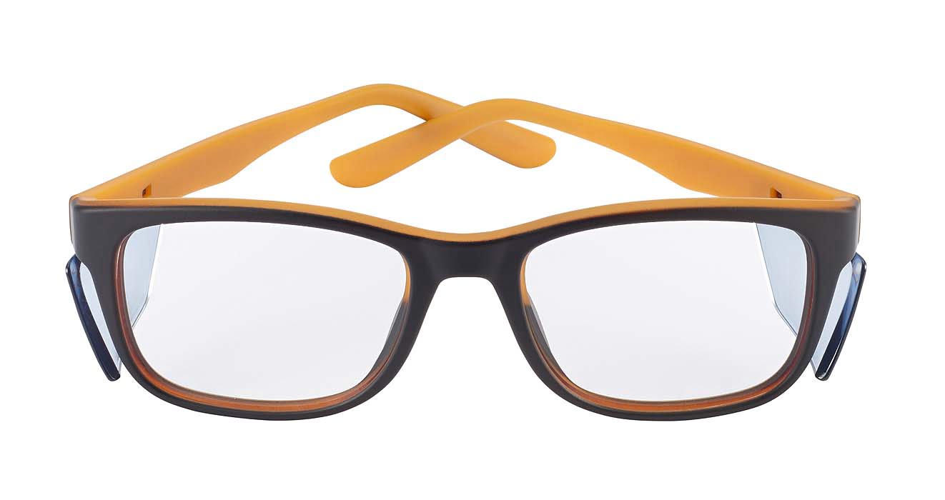 Bolle Kick Black-Orange (Prescription Safety Glasses Frame &amp; Lenses Package)