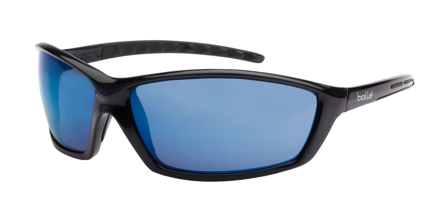 Bolle Prowler Safety Sunglasses 1626404 (Cobalt Blue Flash Mirror Lenses) (Min Qty 10)