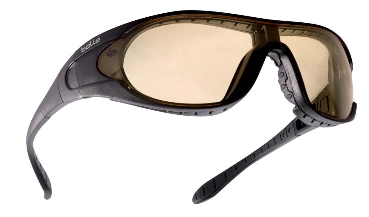 Bolle Raider Tactical Safety Glasses Kit RAIDERKIT (Clear, Amber Yellow & Smoke Lenses)
