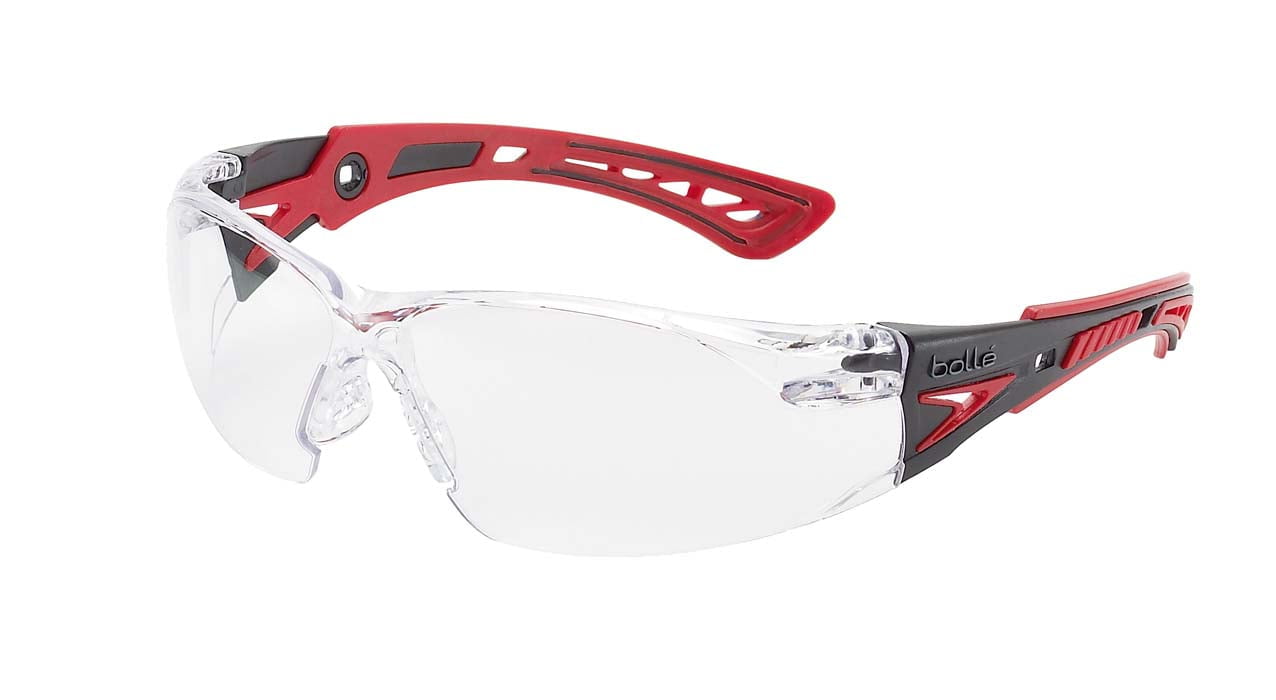 Bolle Rush Plus Safety Glasses 1662301 (Clear Lenses)