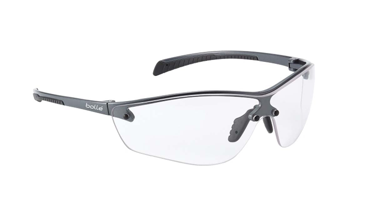 Bolle Silium Plus Safety Glasses 1676101 (Clear Lenses) (Min Qty 10)