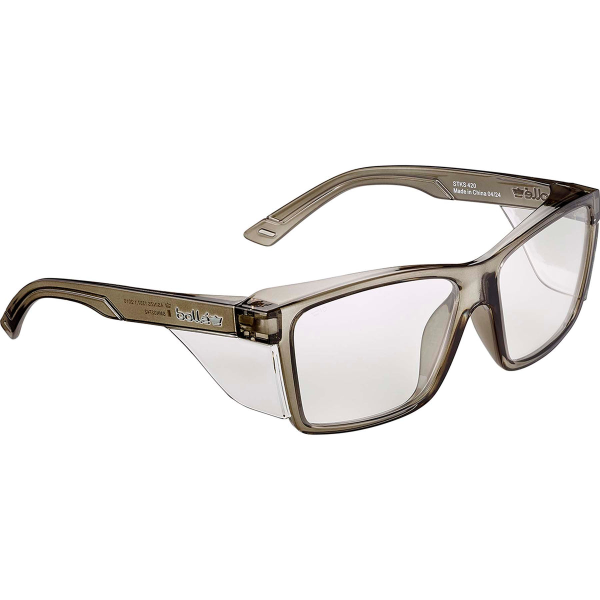 Bolle STKS 420RX STK42X14A (Prescription Safety Glasses Frame & Lenses Package)