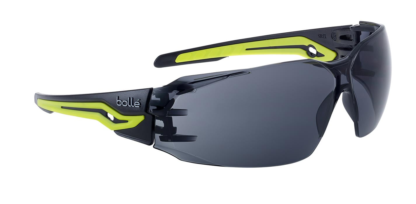 Bolle Silex Plus Safety Glasses SILEXPPSF (Smoke Lenses)