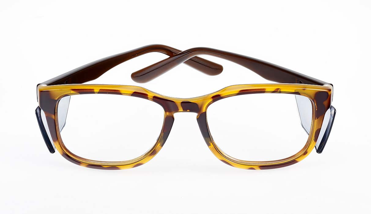Bolle Spicy Light Brown Tortoise (Prescription Safety Glasses Frame &amp; Lenses Package)