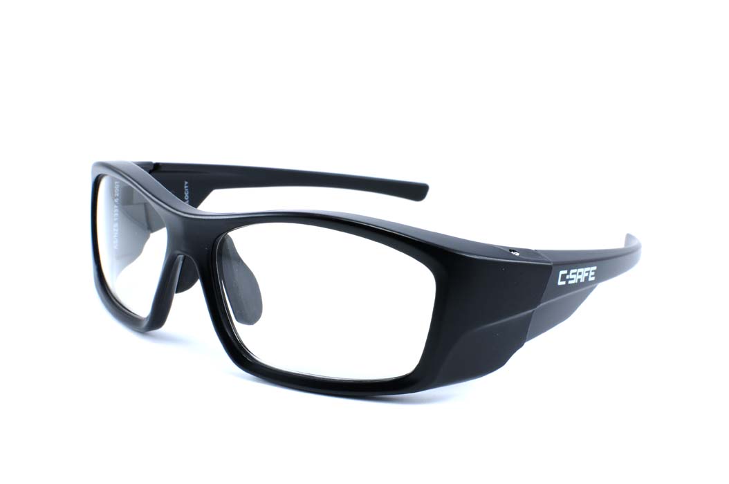 Bundle C-Safe Velocity Black (Prescription Safety Glasses Frame &amp; Lenses Package)