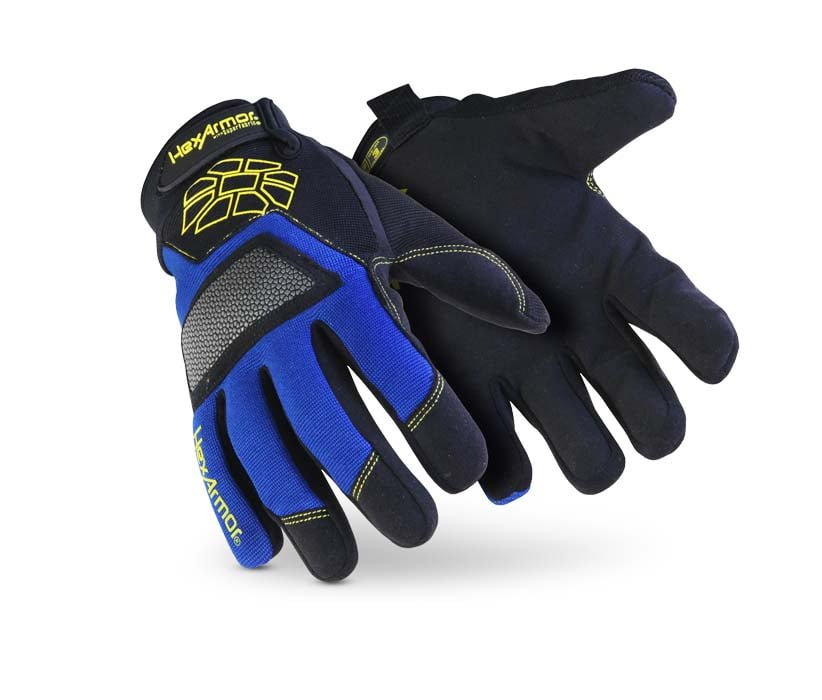 HexArmor Mechanics+ Safety Gloves 4018 (Cut Level F)