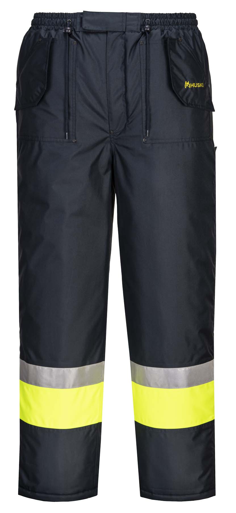 Huski Unisex Freezer Pants K8047 (Navy/Yellow)