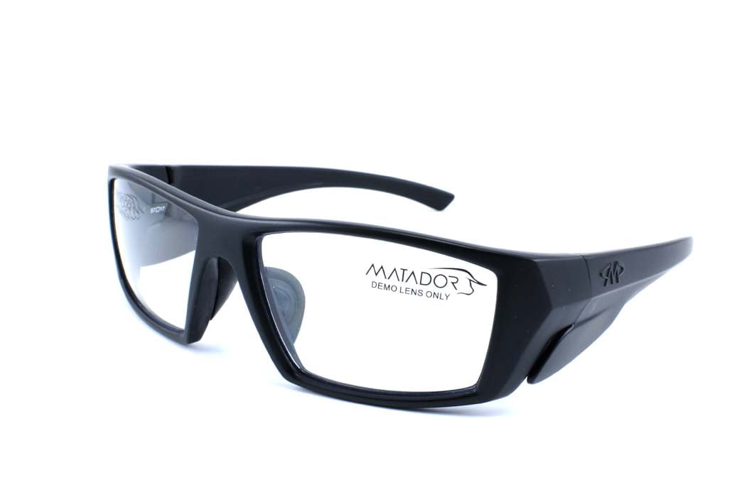Bundle Matador Loco Matt Black (Prescription Safety Glasses Frame &amp; Lenses Package)