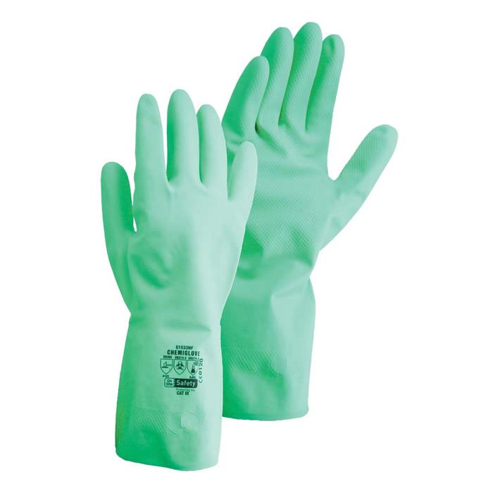 On Site Safety Chemiglove Chemical Resistant Safety Gloves G1533NF (Min Qty 24)