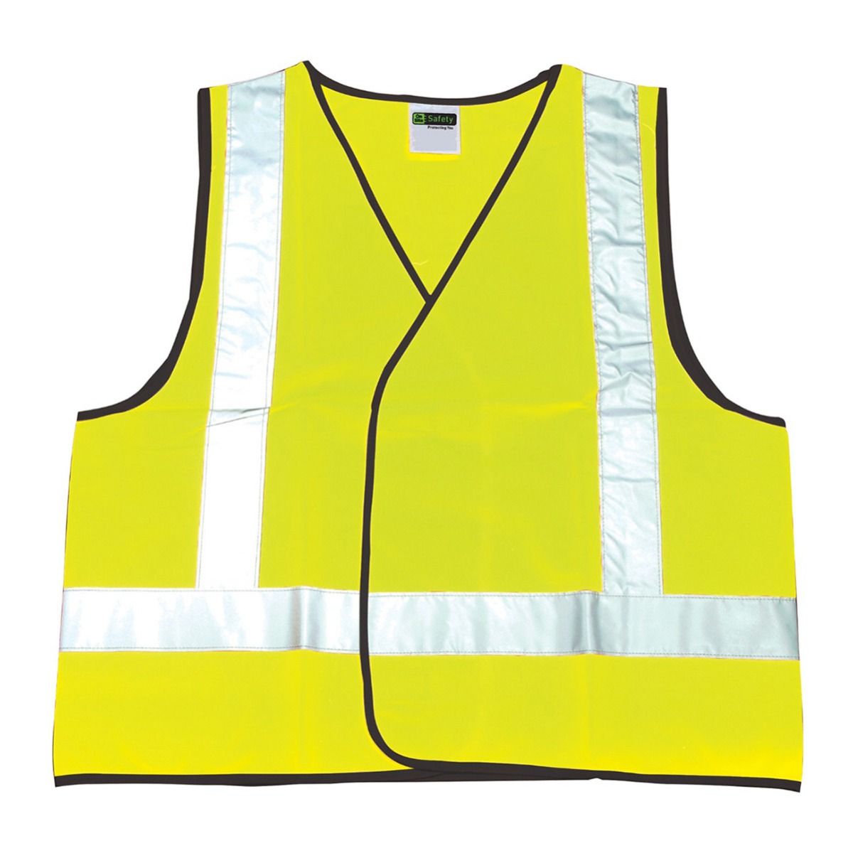 On Site Safety Unisex Reflective Taped Hi Vis Vest V006YH (Yellow)