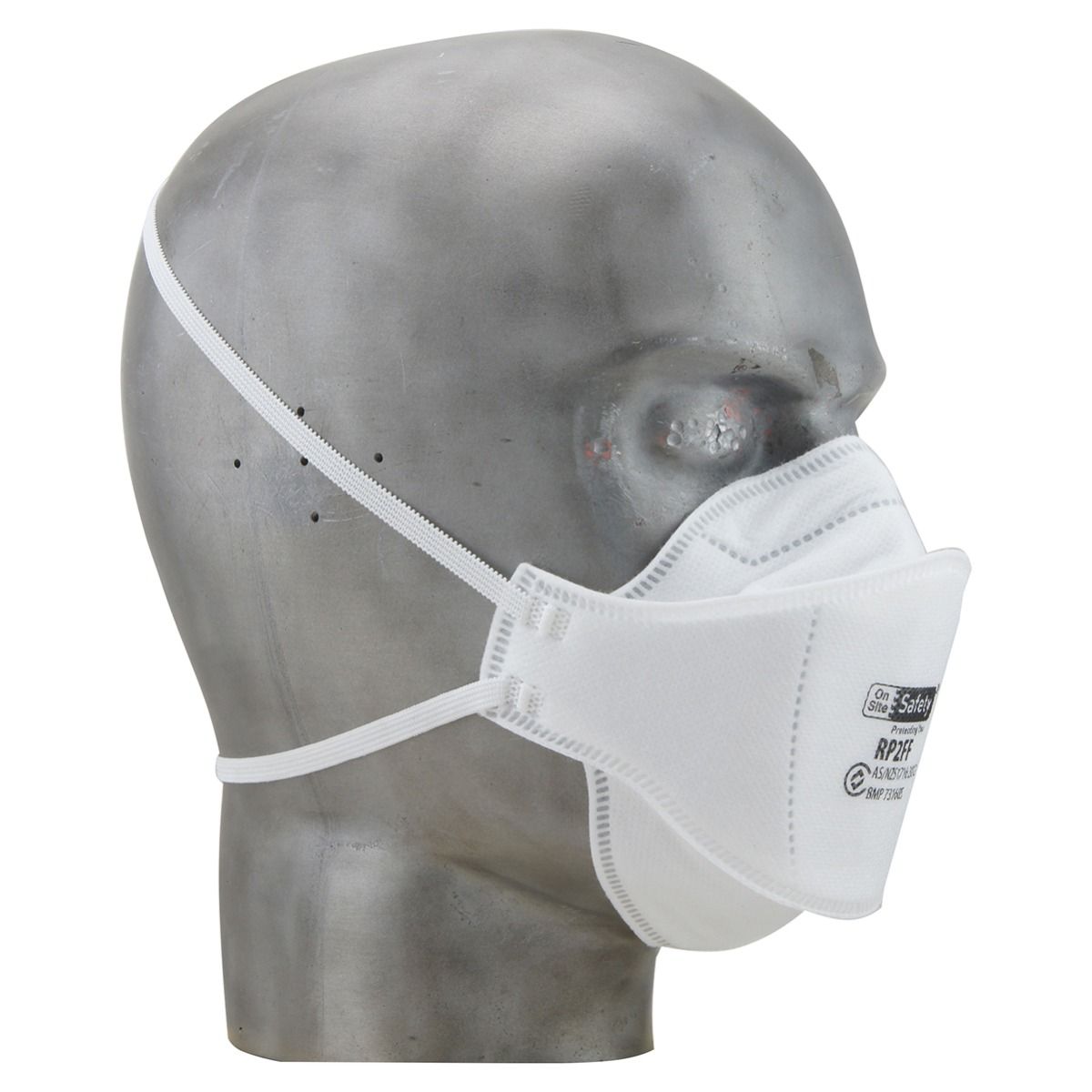 On Site Safety P2 Flat Fold Disposable Respirator Mask RP2FF - Box of 20