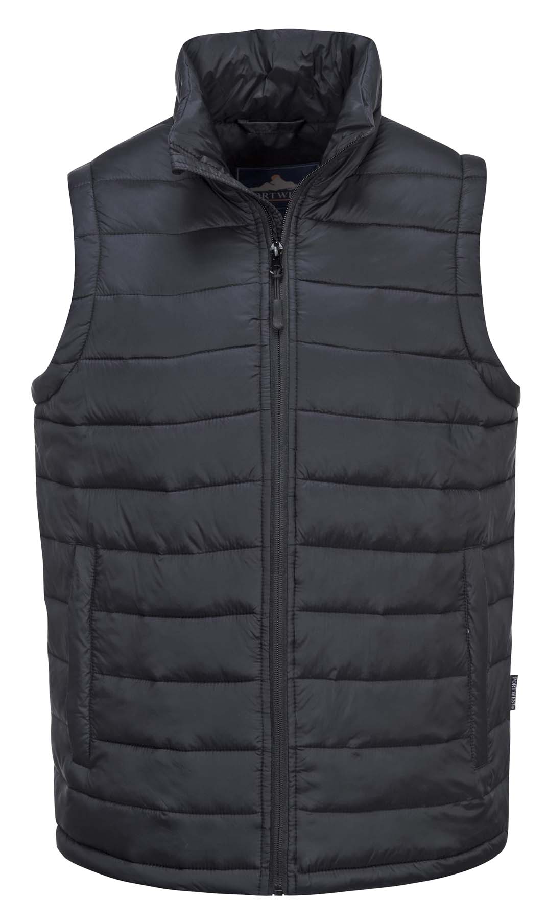 Portwest Unisex Aspen Work Puffer Vest S544 (Black)