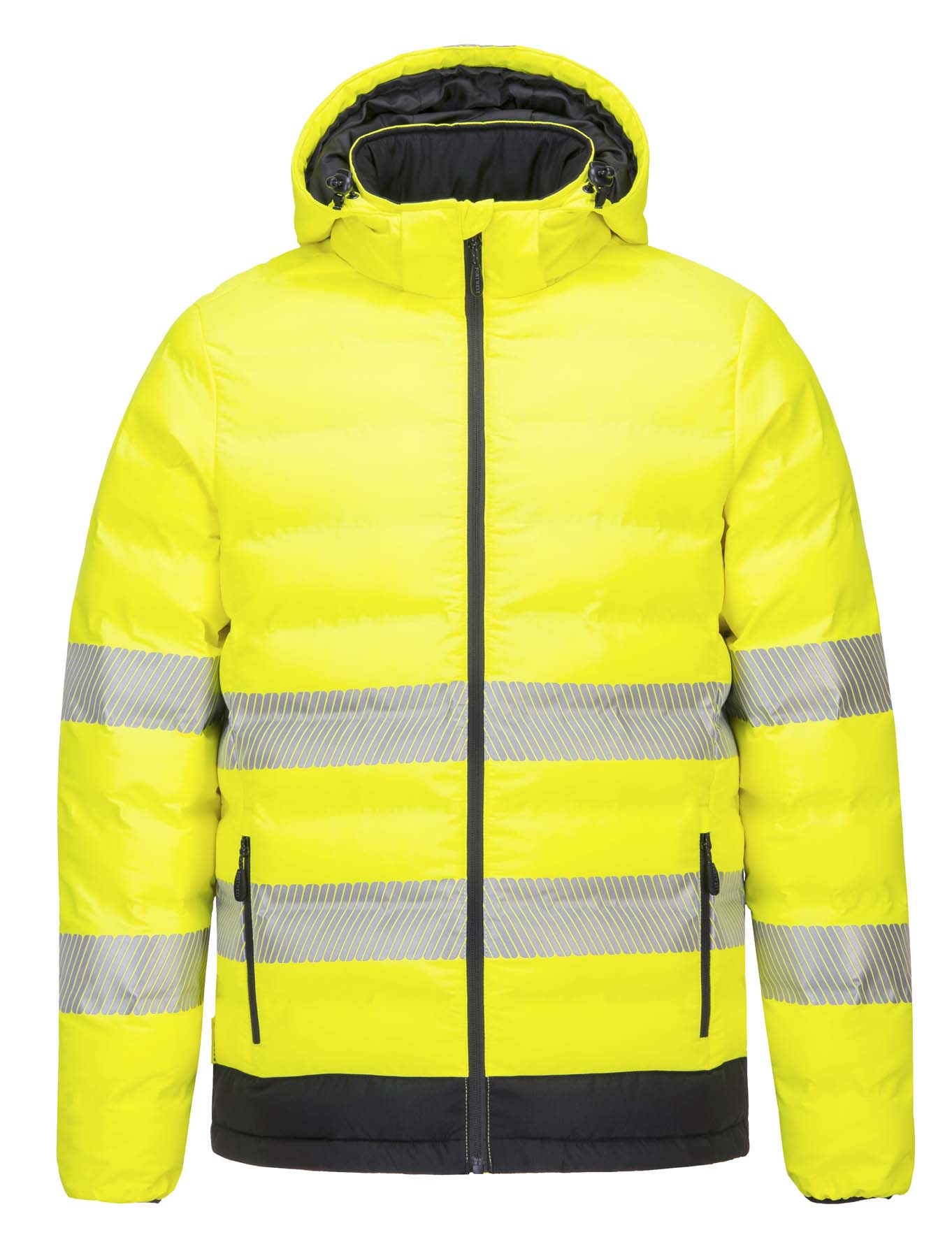 Portwest Unisex Rechargeable Battery Powered Hi Vis Heated Jacket S548 (Yellow/Black)
