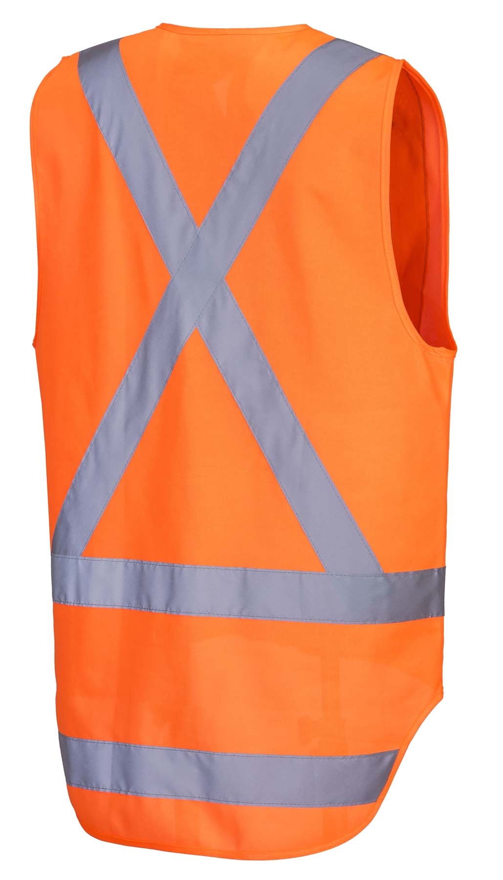 Portwest Unisex TTMC X Back Reflective Taped Hi Vis Vest with Zip TM310 (Orange)