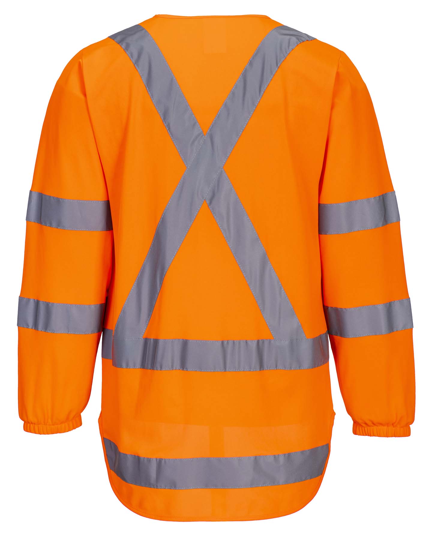 Portwest Unisex TTMC X Back Reflective Taped Long Sleeve Hi Vis Vest with Zip TM309 (Orange)