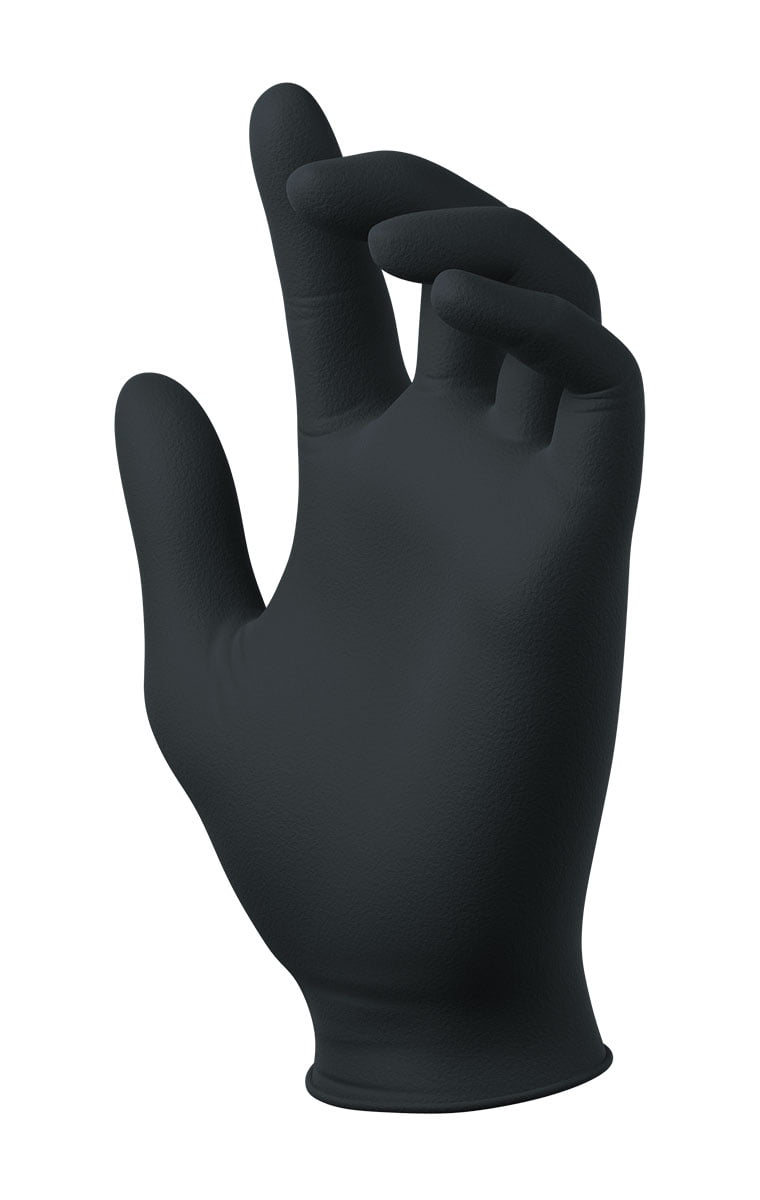 SW Safety PowerForm Ecotek Biodegradable Black Nitrile Gloves N71688 (Powder Free) - Box of 100
