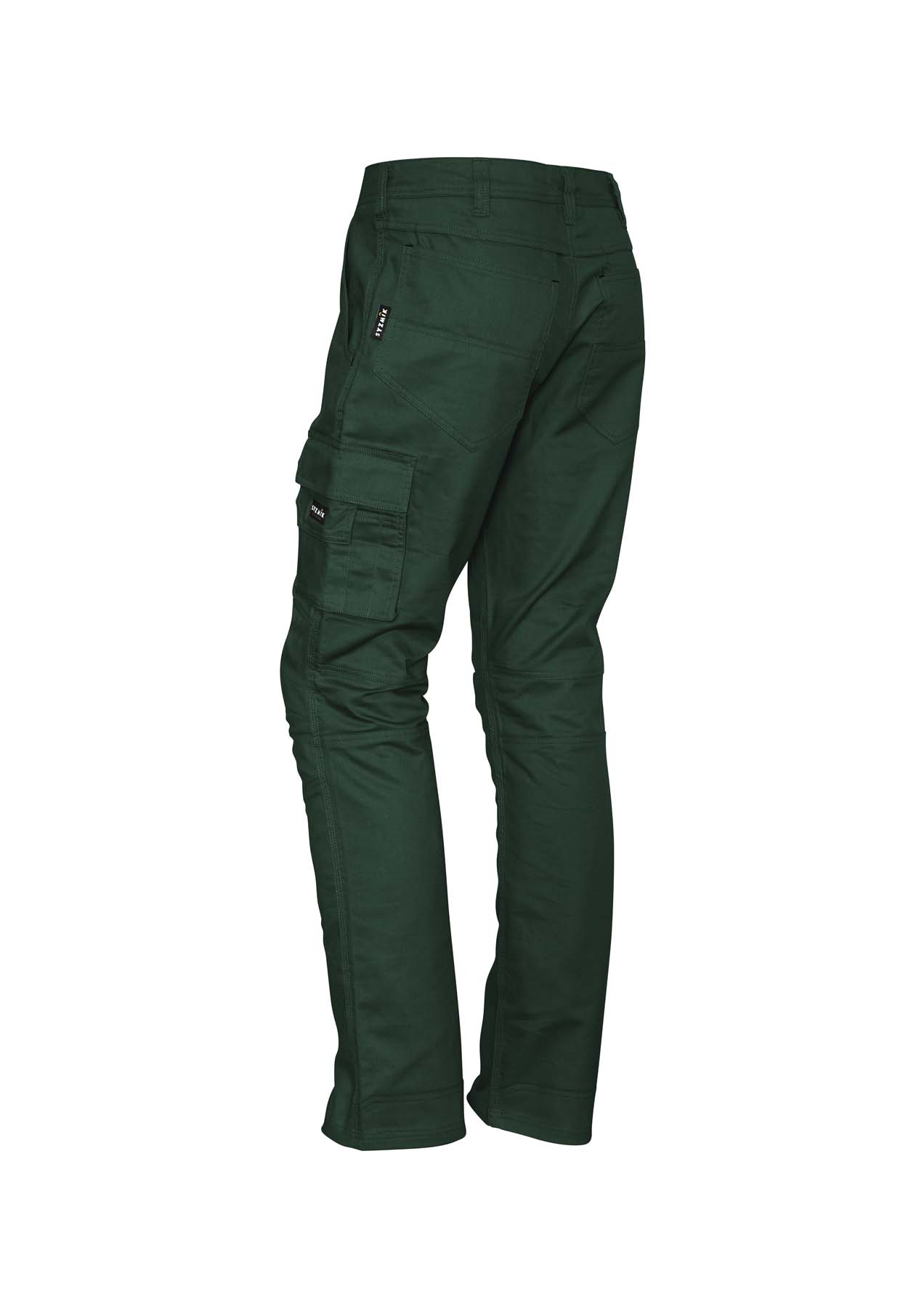 Syzmik Men's Rugged Cooling Cargo Work Pants ZP504 (240 gsm Cotton Ripstop) (Green)
