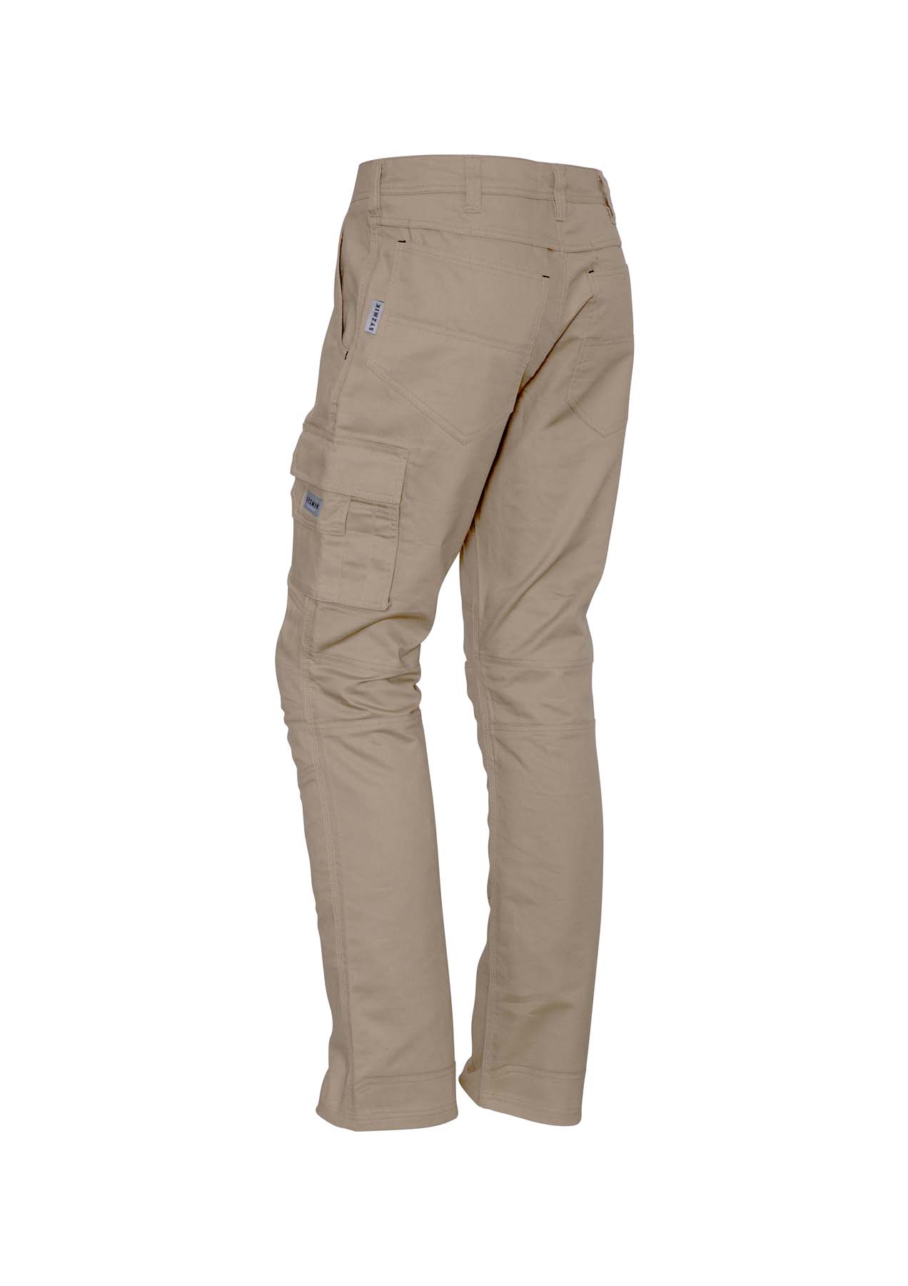 Syzmik Men's Rugged Cooling Cargo Work Pants ZP504 (240 gsm Cotton Ripstop) (Khaki)