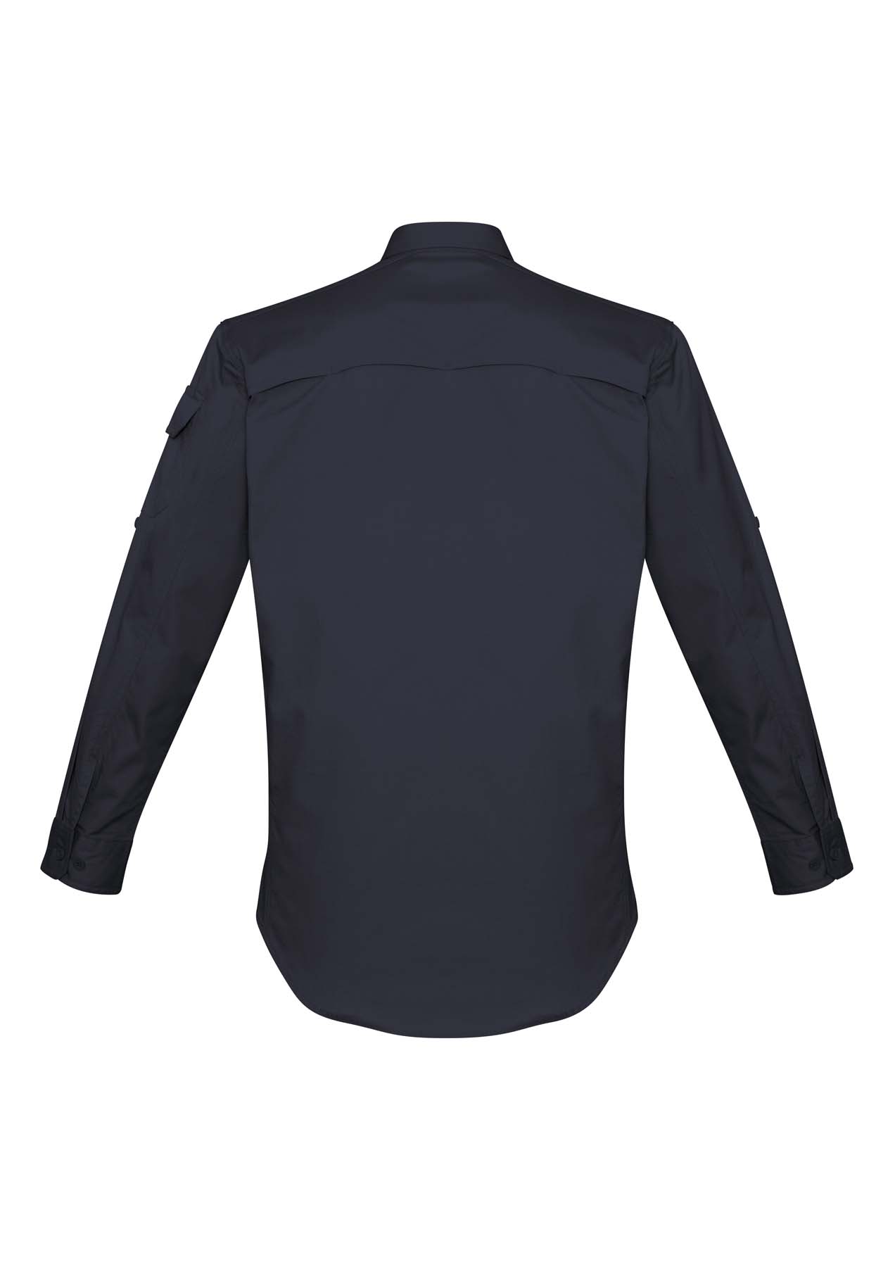 Syzmik Men's Rugged Cooling Long Sleeve Work Shirt ZW400 (145 gsm Cotton Ripstop) (Charcoal)