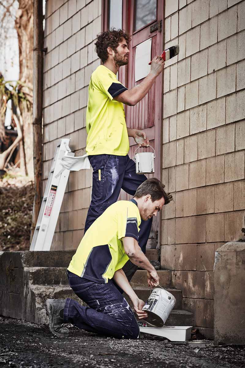 Syzmik Men's Squad Hi Vis T Shirt ZW505 (145 gsm Polyester) (Orange)