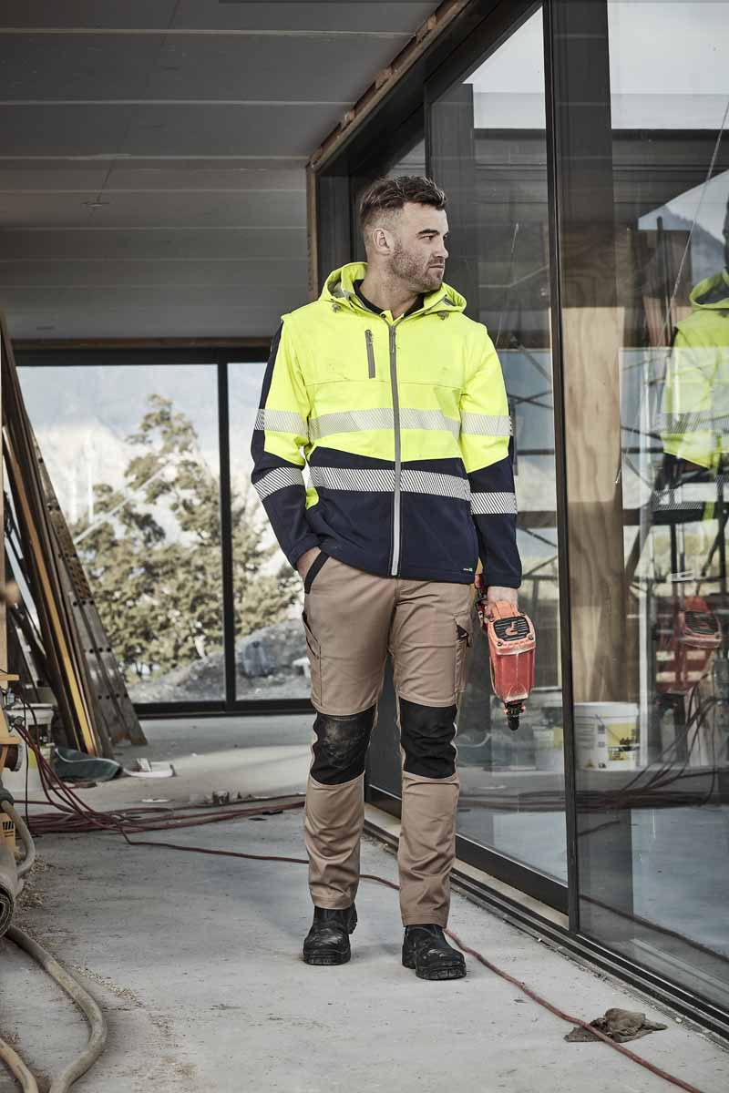 Syzmik Streetworx Men's Tough Work Pants ZP550 (265 gsm Cotton / Polyester) (Black)