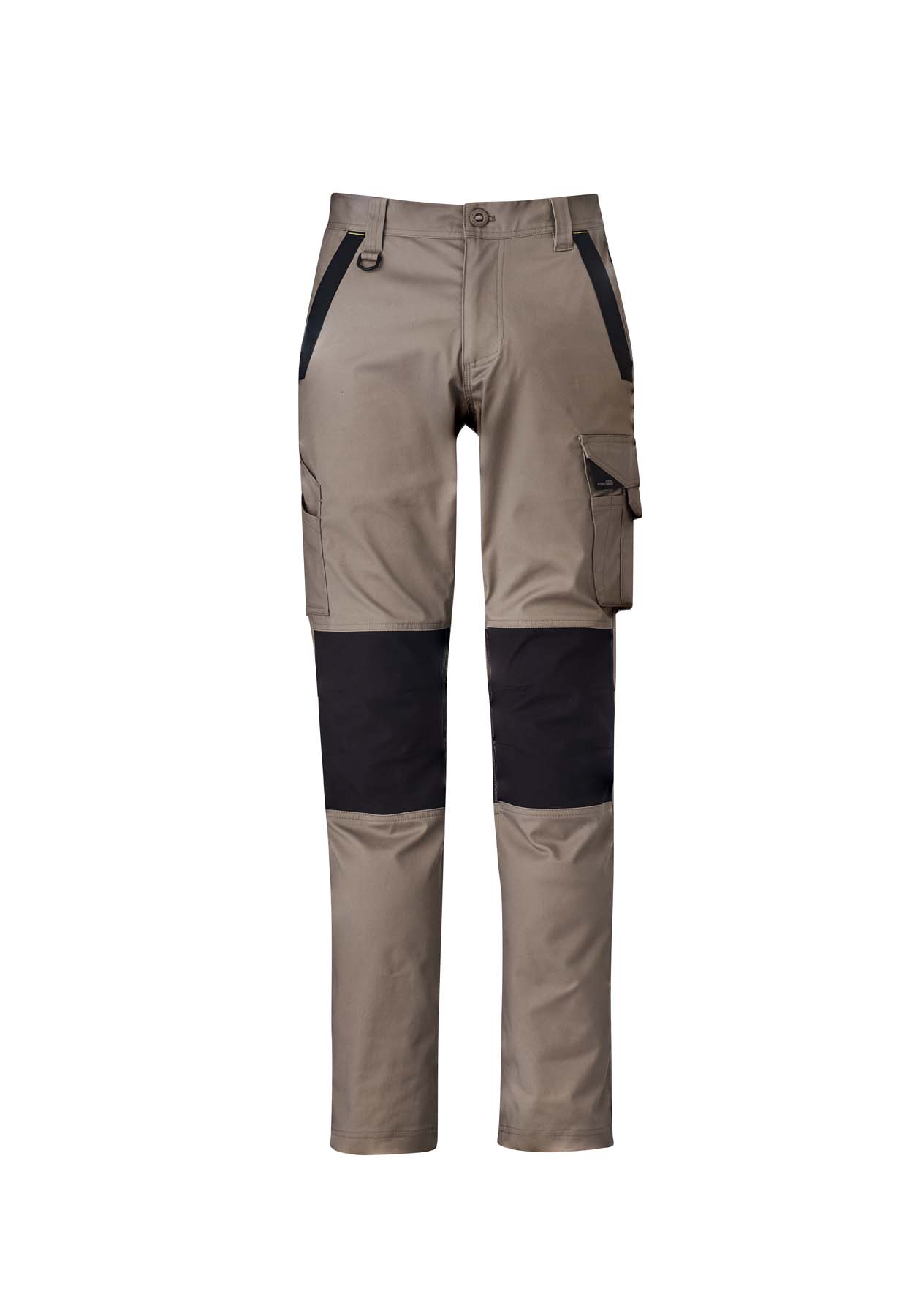Syzmik Streetworx Men's Tough Work Pants ZP550 (265 gsm Cotton / Polyester) (Khaki)