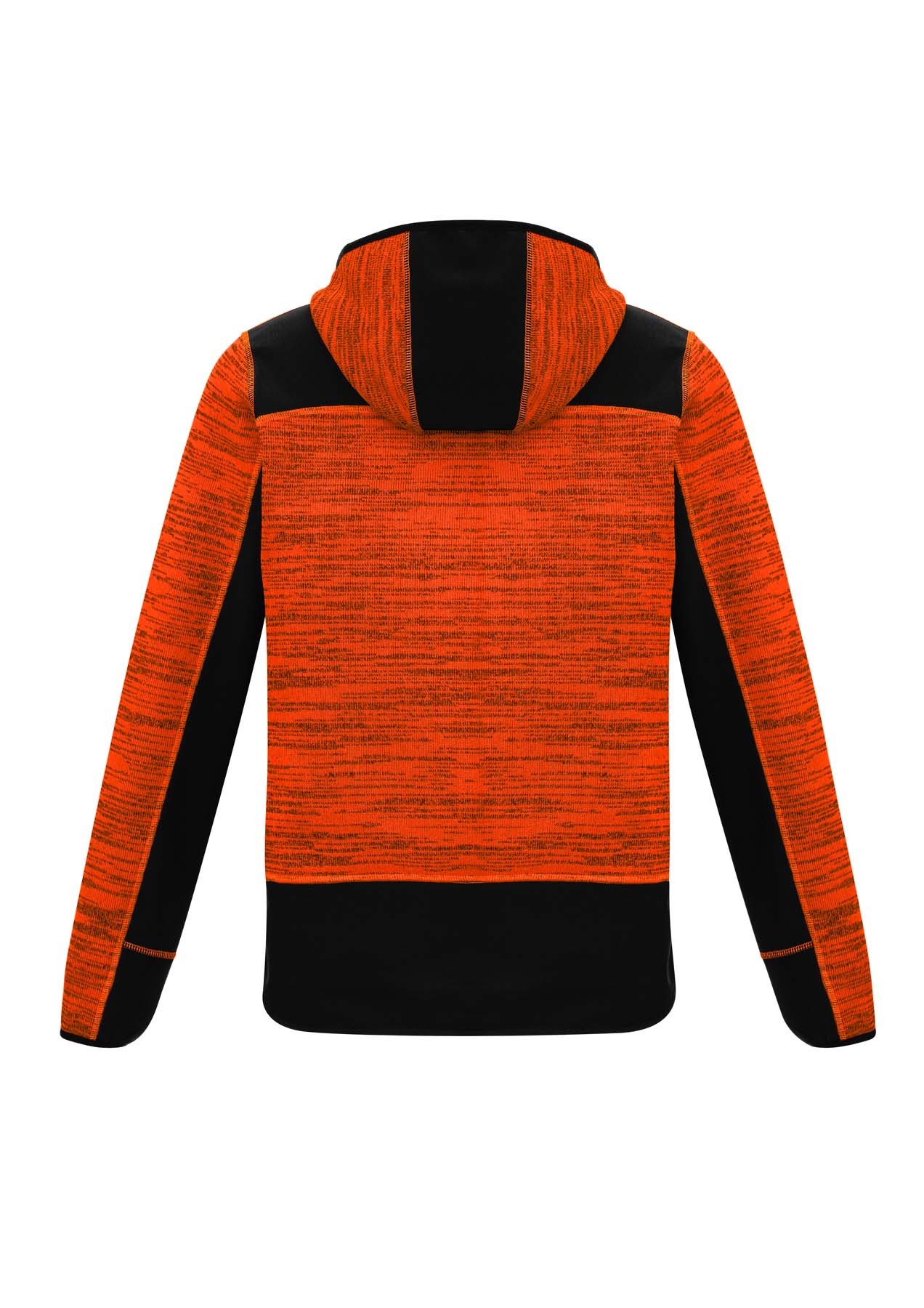 Syzmik Streetworx Unisex Reinforced Knit Work Hoodie ZT360 (340 gsm Knitted Polyester) (Fluoro Orange)