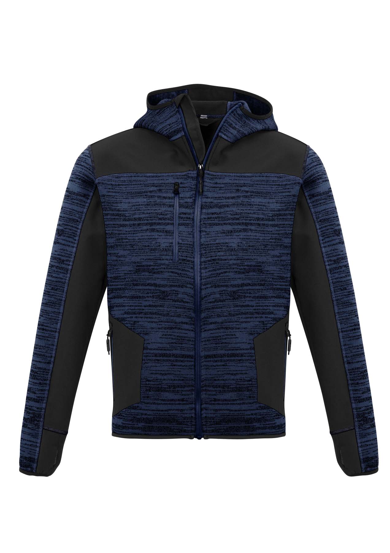 Syzmik Streetworx Unisex Reinforced Knit Work Hoodie ZT360 (340 gsm Knitted Polyester) (Navy)