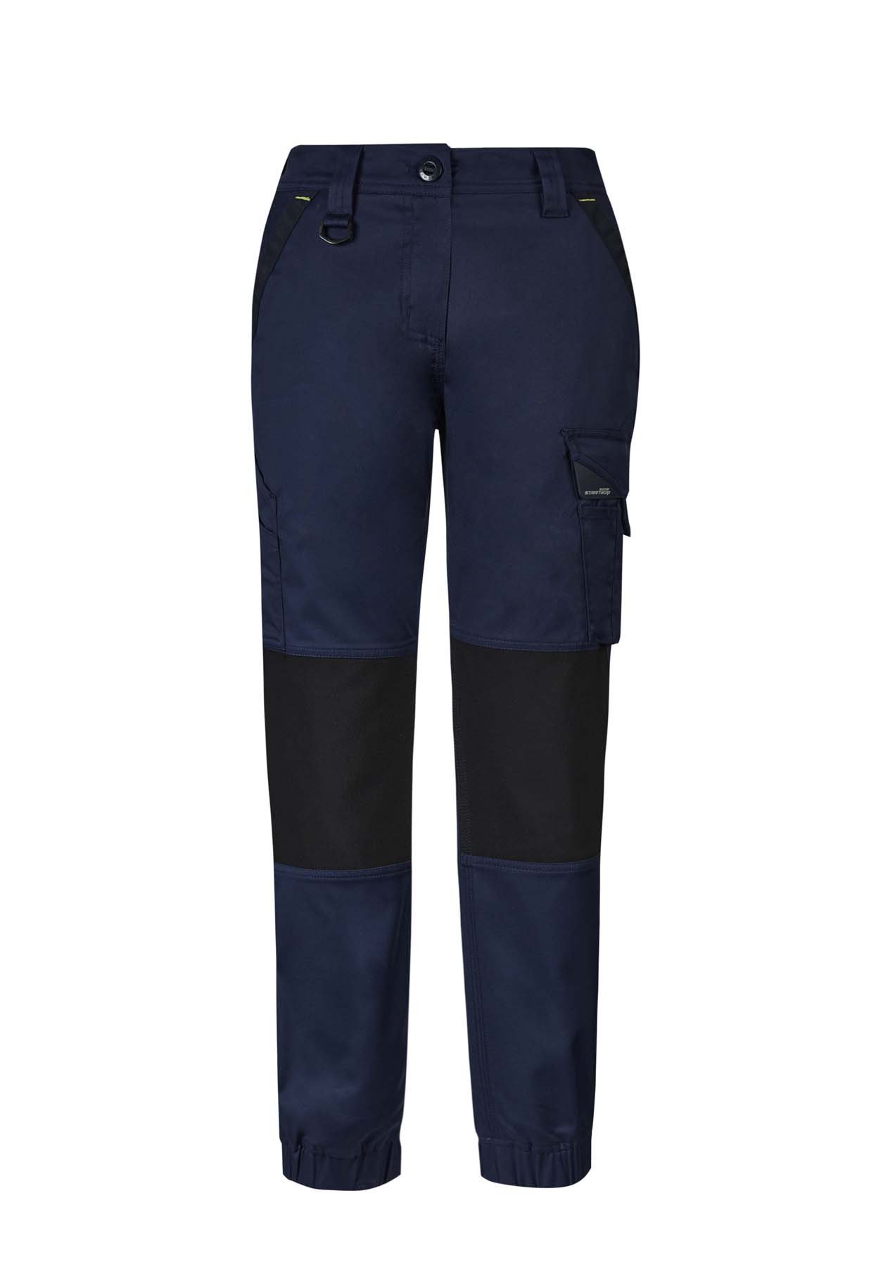 Syzmik Streetworx Women's Tough Work Pants ZP750 (265 gsm Cotton / Polyester) (Navy)