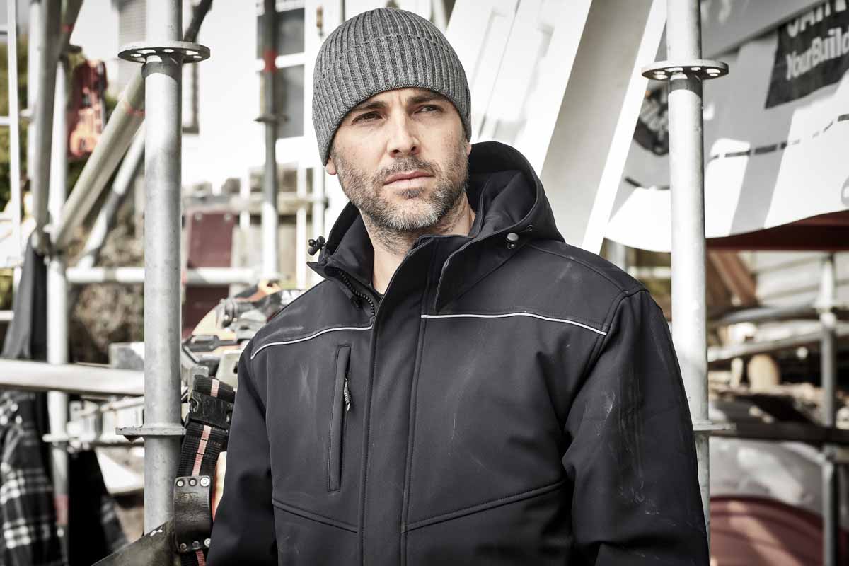 Syzmik Unisex Antarctic Work Softshell Jacket ZJ253 (Black)