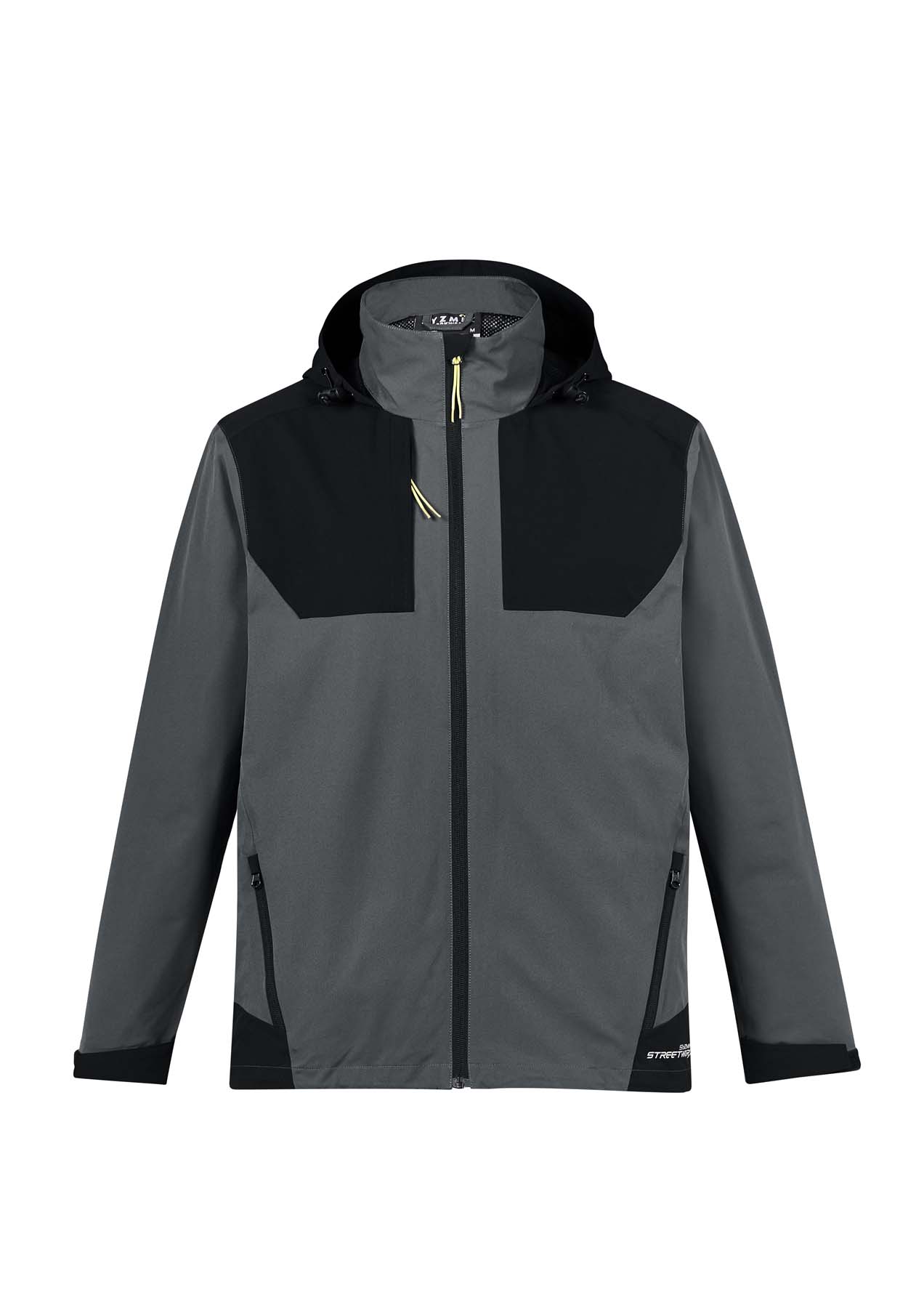 Syzmik Unisex Streetworx Stretch Waterproof Work Jacket ZJ310 (Charcoal/Black)