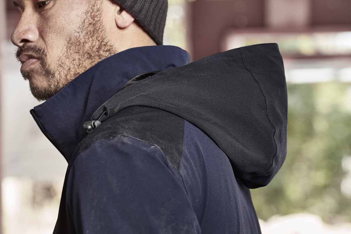 Syzmik Unisex Streetworx Stretch Waterproof Work Jacket ZJ310 (Charcoal/Black)