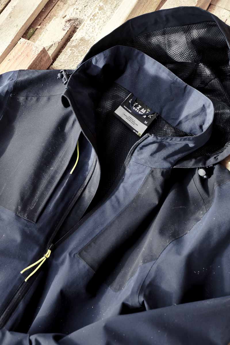Syzmik Unisex Streetworx Stretch Waterproof Work Jacket ZJ310 (Charcoal/Black)