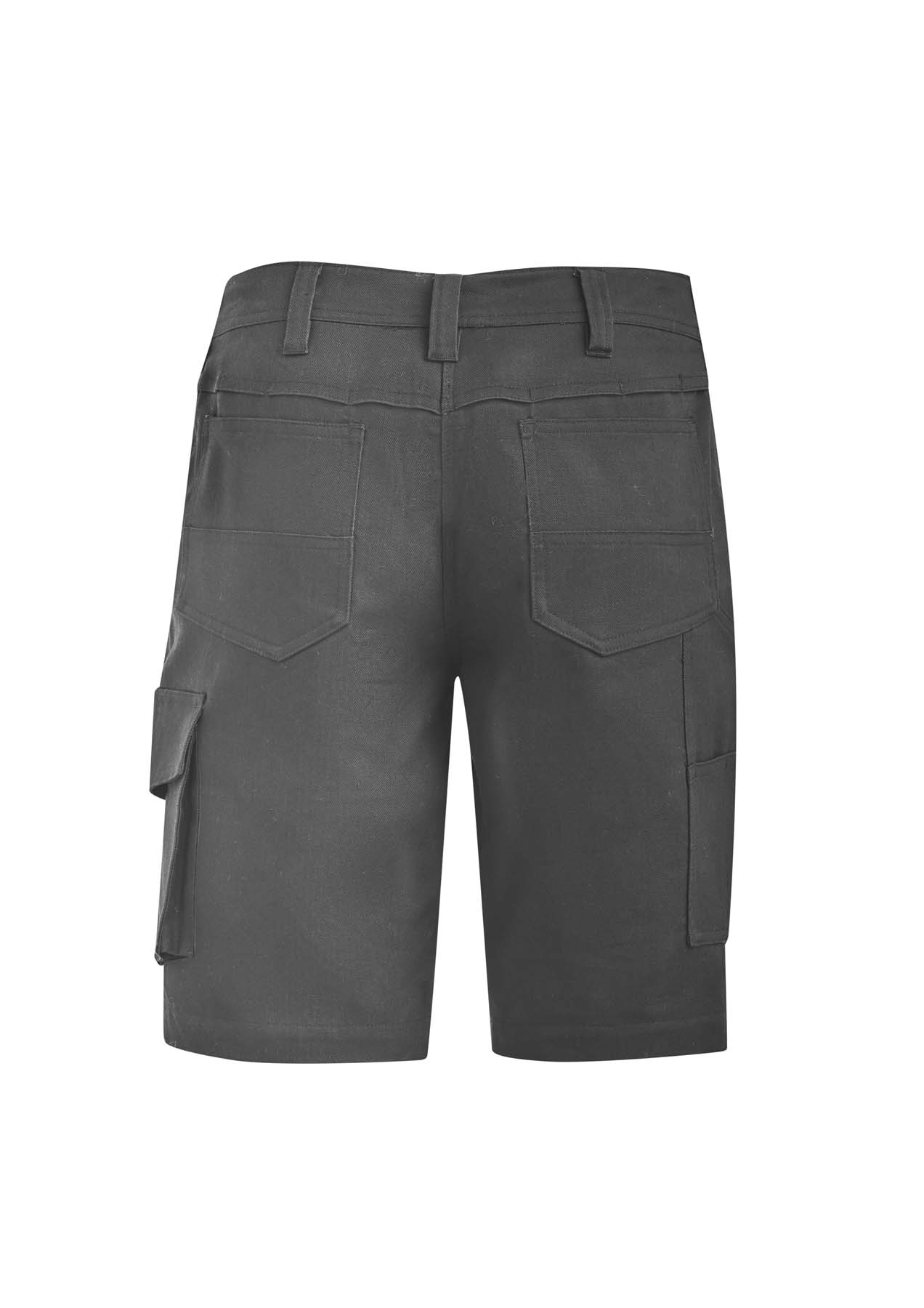 Syzmik Women's Rugged Cooling Vented Work Shorts ZS704 (240 gsm Cotton Ripstop) (Charcoal)
