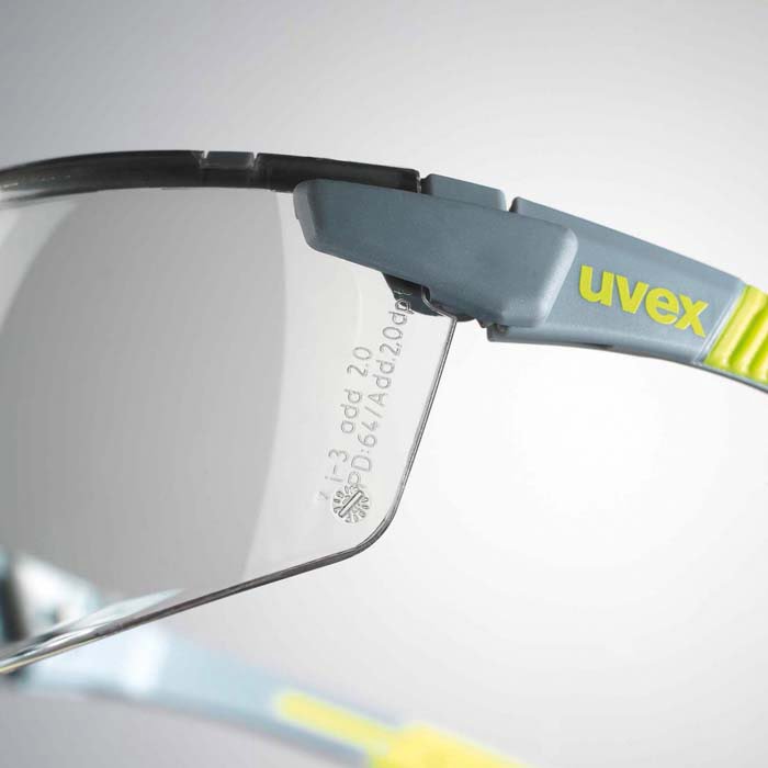 uvex i-3 add 6108-211 (+2.00 No Line Bifocal) (Clear Lenses)