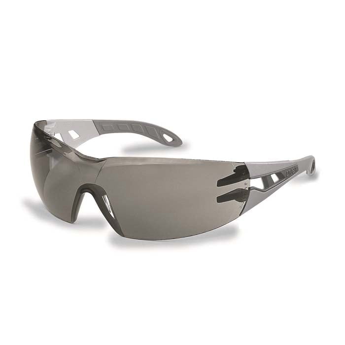 uvex Pheos Safety Glasses 9192-311 (Grey Lenses) (Two Sided Anti-Fog Coating)